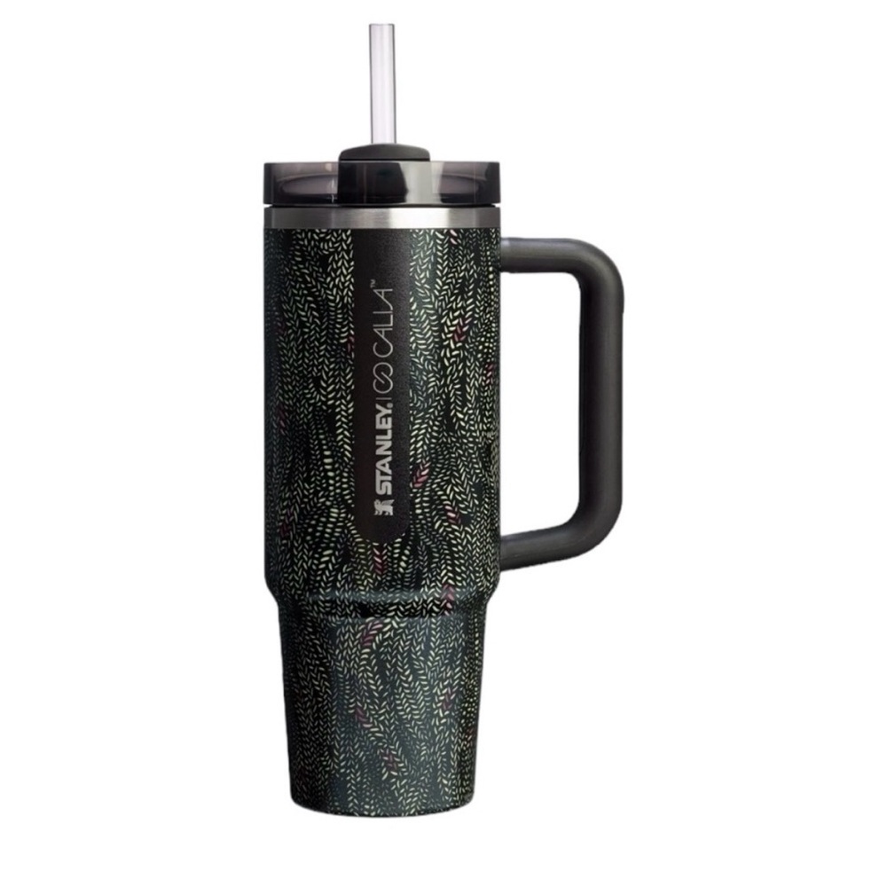 STANLEY X CALIA Collab Black Serpent 40oz The Flowstate Quencher H2.0 Tumbler